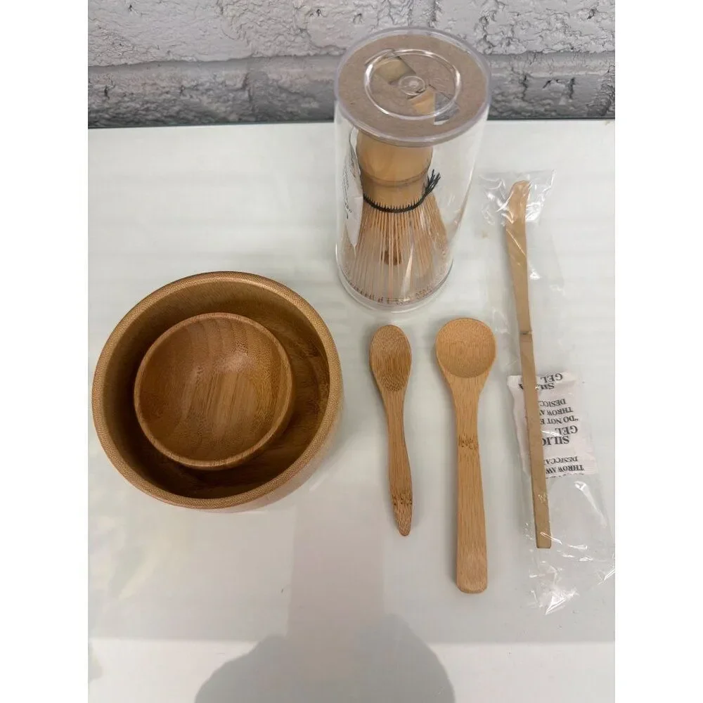 Song Dynasty Bamboo 6 Pcs Matcha Tea Spoon Set